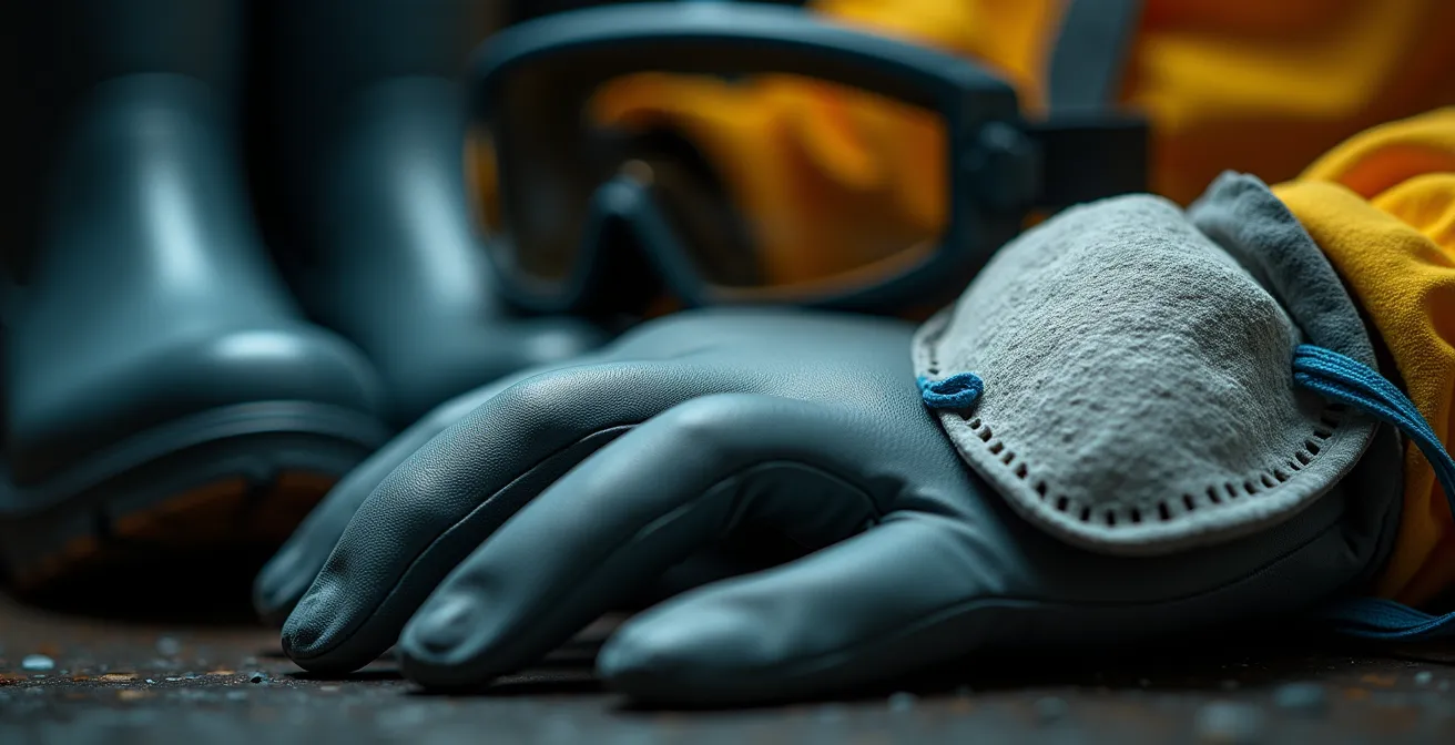 Équipement de protection individuelle et matériel d'urgence pour intervention en cas de refoulement d'égout